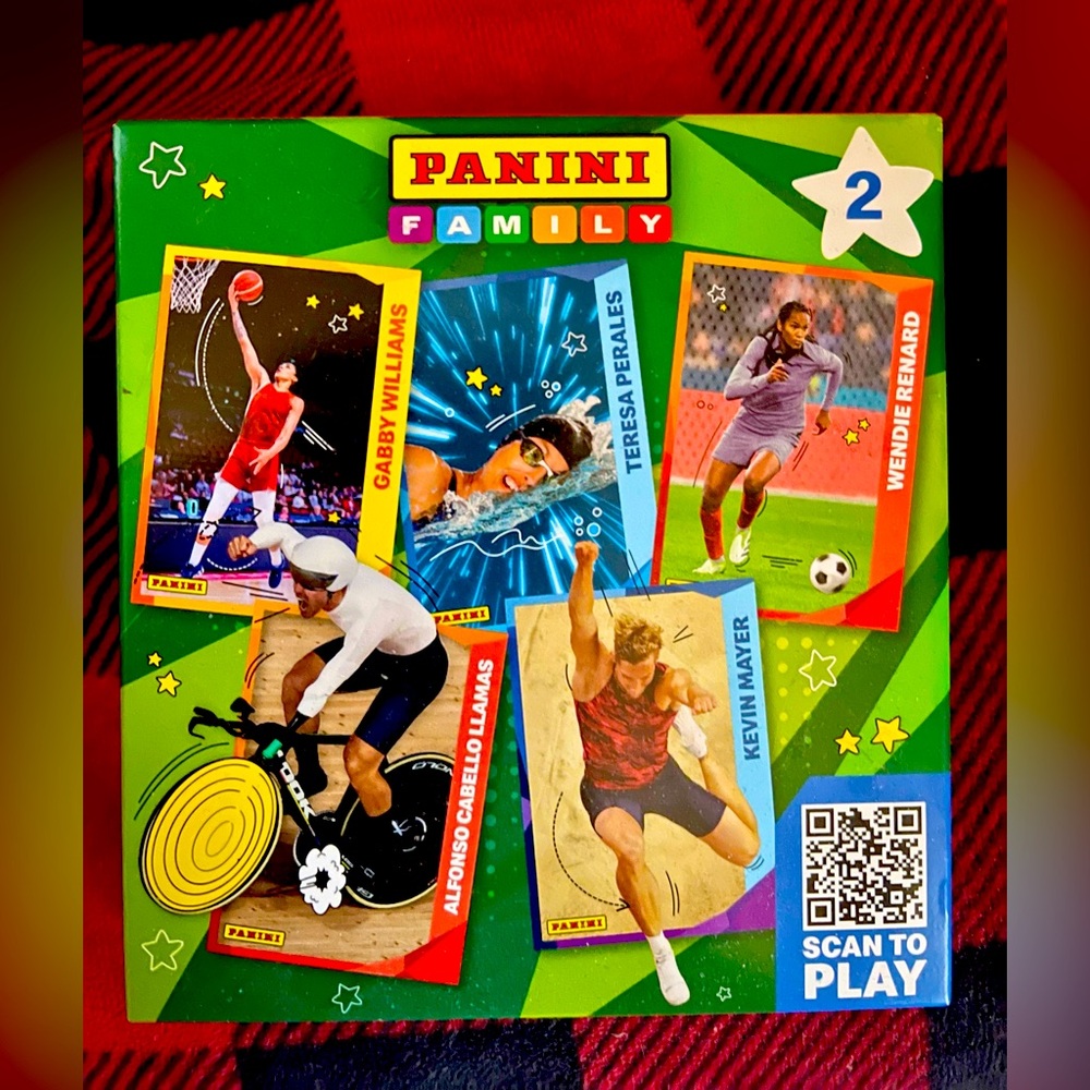 McDonalds Panini Family #2 Box Sports Collectors Stickers 2024 Happy Meal Toy